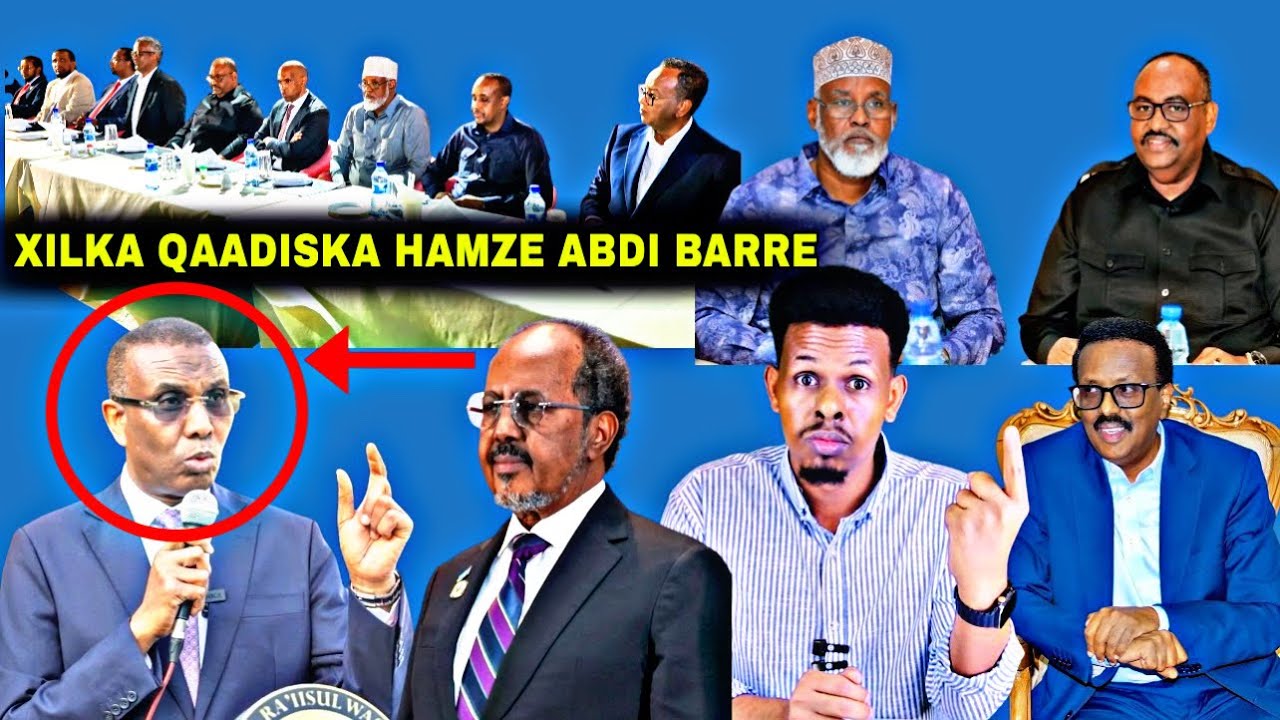 Xilka qaadista Xamsa Abdi Barre oo so degdegeysa & Xassan oo raadinaya shaqsigii lagu badali laha.