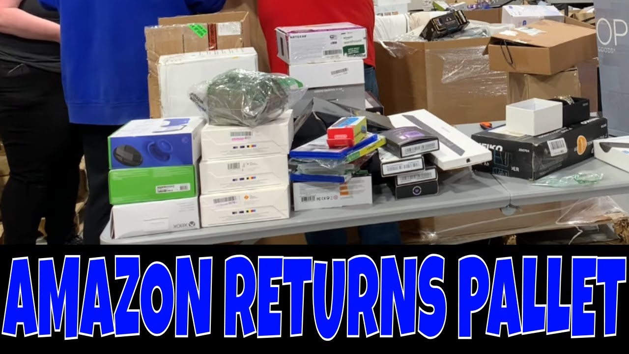 Incredible AMAZON Returns Liquidation Pallet Gaming Ps5 Xbox Apple