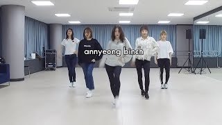 everything you didn't notice in 봐 (look) dance practice