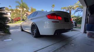 2013 BMW 535i Muffler Delete (Cold Start & Revs)