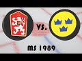 Mistrovství světa v hokeji 1989 - Finále - Československo - Švédsko