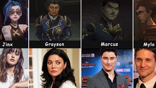 Every Arcane Character Who Look Similar To Their Voice Actors - League Of Legends (Act 1 - 3)