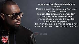 Video thumbnail of "Maître Gims - Le Pire ( Lyrics Officiel )"