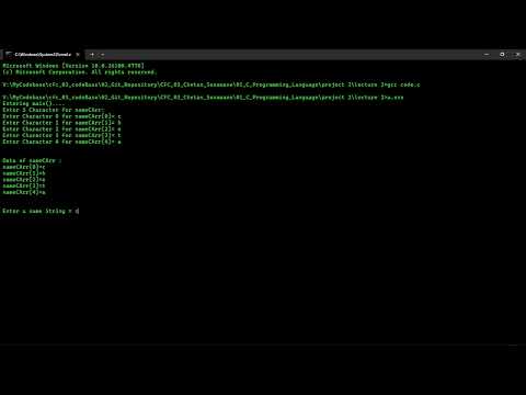 Lesson 2 Building My Own String Library in C