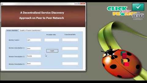 Final Year Projects | A Decentralized Service Discovery Approach on Peer-to-Peer Networks