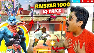 Raistar 1000 Use IQ Trick GrandMaster Lobby - Free Fire Max