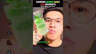 Ranking the Worst ASMR Fail Moments 😂 #shorts #best #asmr