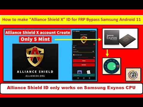 How to make Alliance Shield X ID in 5 minutes for Samsung android