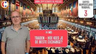 Podcast  14 mei 2024  Bitcoin en crypto: Traden  hoe kies je de beste exchange?