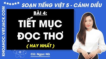 Tiết mục đọc thơ - Tiếng Việt lớp 5 - Cánh diều - trang 62, 63, 64 | Bài 4 (HAY NHẤT)