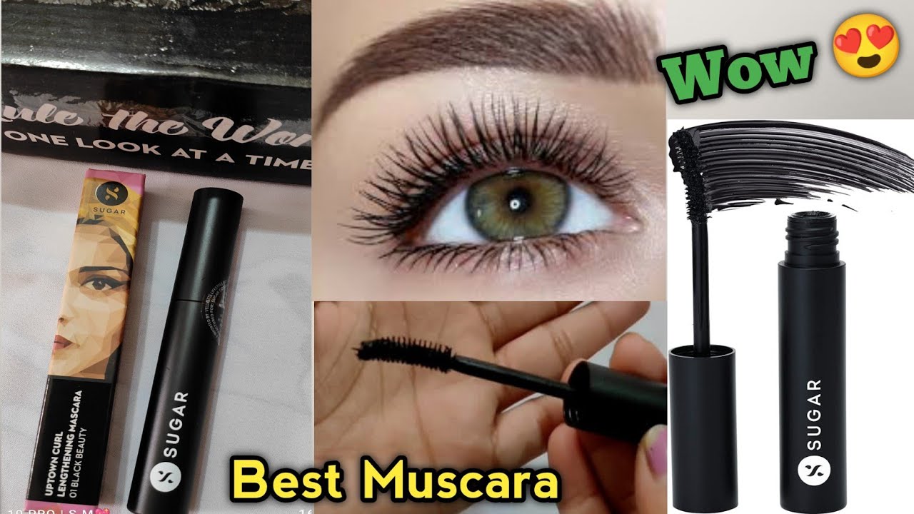 Sugar Uptown Curl Lengthening Mascara Review+Demo || Best Mascara 😍 || Sugar Cosmetics ||