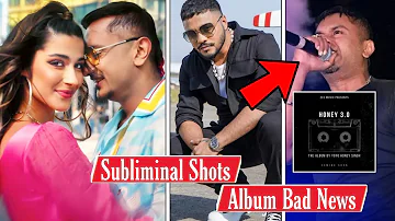 Raftaar Subliminal Shots On Honey Singh | Kanna Vich Waliyaan Yo Yo Honey Singh | Honey 3.O Bad News