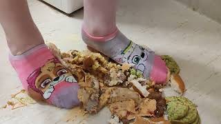 Crushing Different Things With Different Socks