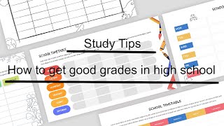 how i study SMART, not HARD (high school students must watch)