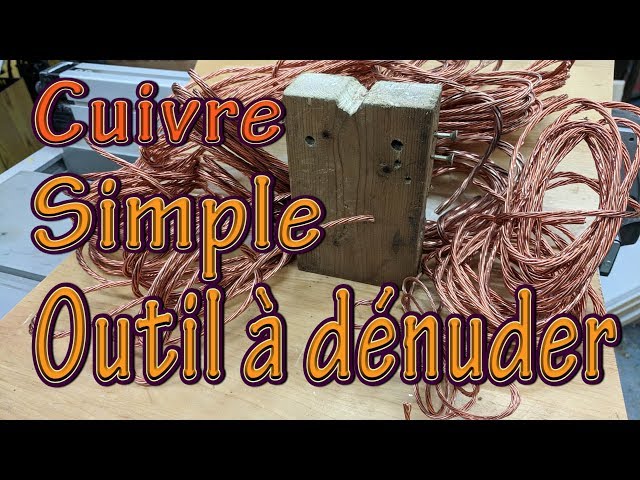 Simple outil pour dénuder 