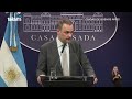 "No está en los planes" del Gobierno convocar a los gobernadores, aseguró Adorni