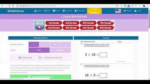 Mathgames.com - great resource for free math games and skill practice (can create worksheets as well