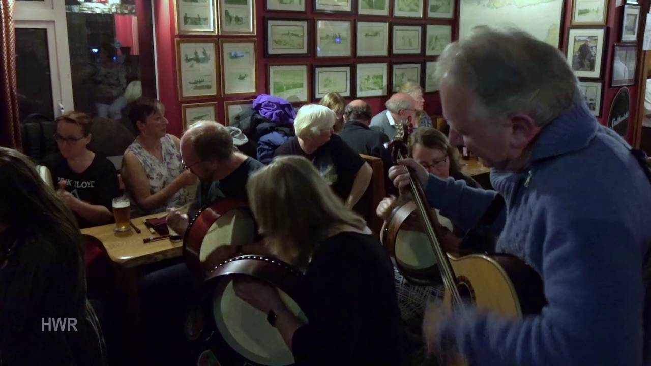 Irish Session, Tigh Ned(2), Dónal Lunny & Johnny 'Ringo' McDonagh, Craiceann Bodhrán Festival 2016