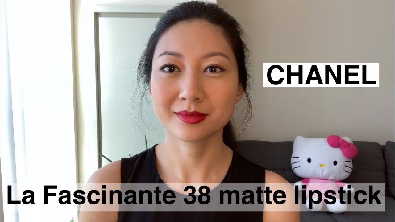Son Chanel Rouge Allure Velvet 38 La Fascinante  Mint Cosmetics  Save The  Best For You