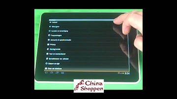 Taal instellen op de Cube U9TG2