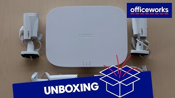 Lorex Fusion 4K Network Video Recorder & 4x Bullet Camera Unboxing