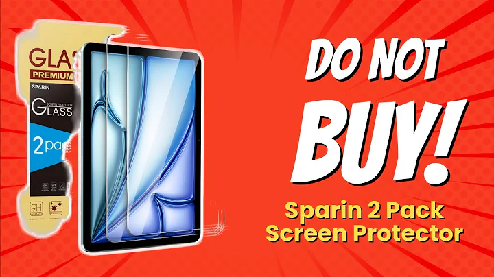 DON'T BUY SPARIN 2 Pack Screen Protector BEFORE WATCHING THIS VIDEO! 😱 (9 Reasons)