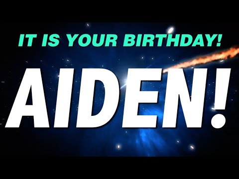HAPPY BIRTHDAY AIDEN! This is your gift. - YouTube