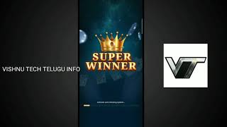 how to earn in super winner app/ Vishnu tech Telugu info / screenshot 3