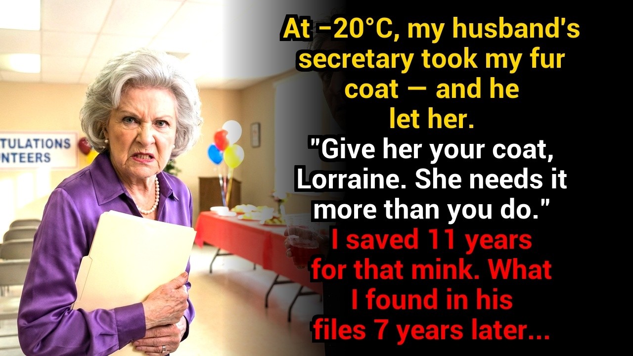 At −20°C, my husband’s secretary took my fur coat — and he let her