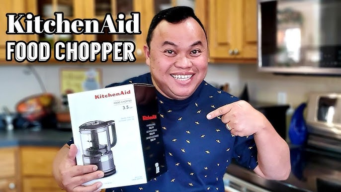 KitchenAid 5-Cup Chopper: How to take the lid on and off 😊  I had a  question about taking the lid on and off for the KitchenAid 5-cup chopper -  here's a