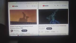 Wolf and Twitchy Run from Monster in Cave Hoodwinked!,  Tonight', Mei Ting-Ting and Su from Mulan II