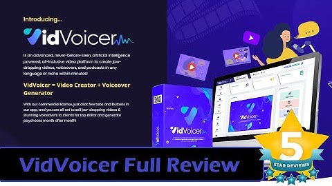 VidVoicer "Voiceover generator" - BEST Video Creating Tool With A.I Video Creation + Voiceover Tech!