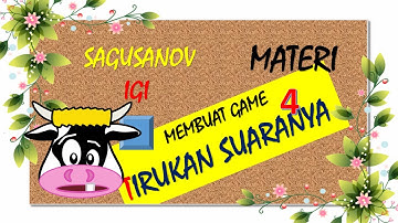 MEMBUAT GAME TIRUKAN SUARA-MIT APP INVENTOR