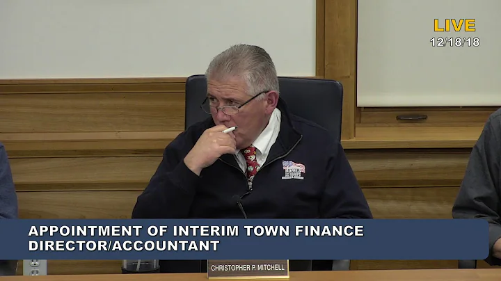 12/18/18 Foxborough Board of Selectmen Meeting