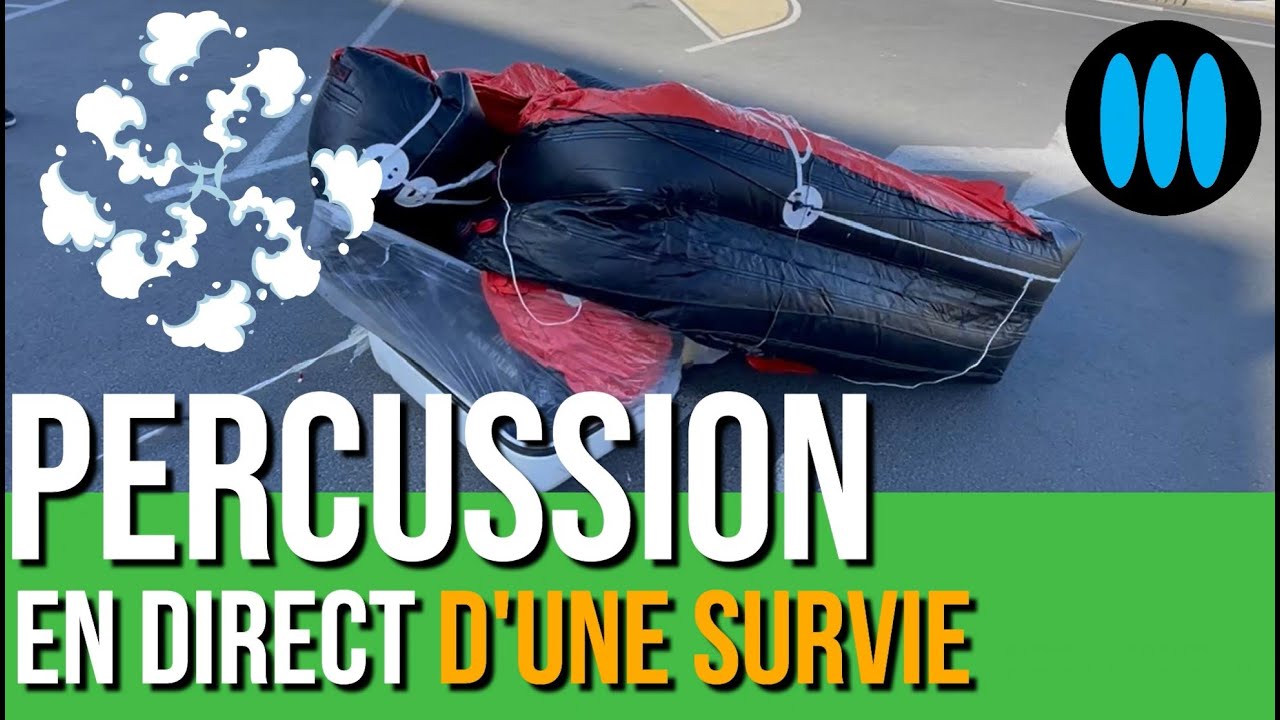 PERCUSSION d'un radeau de survie en direct : que trouve t-on dedans ???