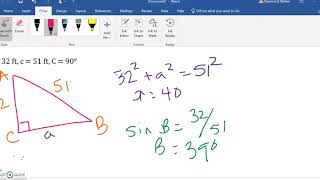 2.4 - Solving Right Triangles [Math 152/104]