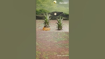 🍍 Stunning 3D Animated Pineapple Scene | Blender Animation Showcase 🍍