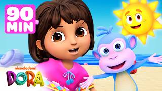 dora s sunny day fun summer scenes 2 90 minutes dora friends