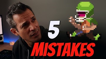 5 Mistakes You MUST Avoid When Making Your First Game