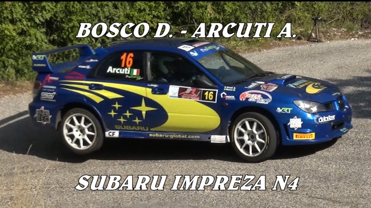 Subaru Rally N4 RALLY VALPOLICELLA 2023 | BOSCO D. - ARCUTI A. | SUBARU IMPREZA N4 ...