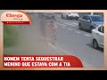 Criança de 3 anos sofre arranhões em tentativa de sequestro enquanto passeava com a tia em SP