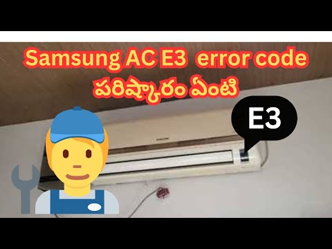 Troubleshooting the E3 Error Code on a Samsung Air Conditioner #airconditioner #repair #service