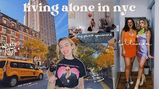 a weekend in my life living alone in New York City | pitbull concert, halloween weekend, rehearsals