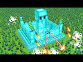 SURVIVAL TITAN DIAMOND GOLEM vs Skibidi Zombie Apocalypse in Minecraft - Minecraft Compilation