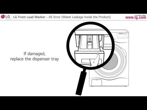 [LG Front Load Washer] - AE Error - Water Leakage Inside the Product
