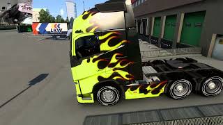 VOLVO CARGO CORKS 8 TON Euro Truck Simulator 2 | steering wheel #ets2