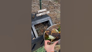 Today on the Homestead: Easy Composting with a Tumbler Bin | Kitchen Scraps to Garden Gold #shorts