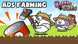 The Battle Cats How To Get Free Cat Food - Ads Farming With Emulator Pc
