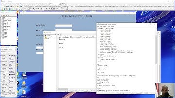 KULIAH DARING PEMROGRAMAN VISUAL PERTEMUAN 4, PENGGABUNGAN STRING, DELPHI 7