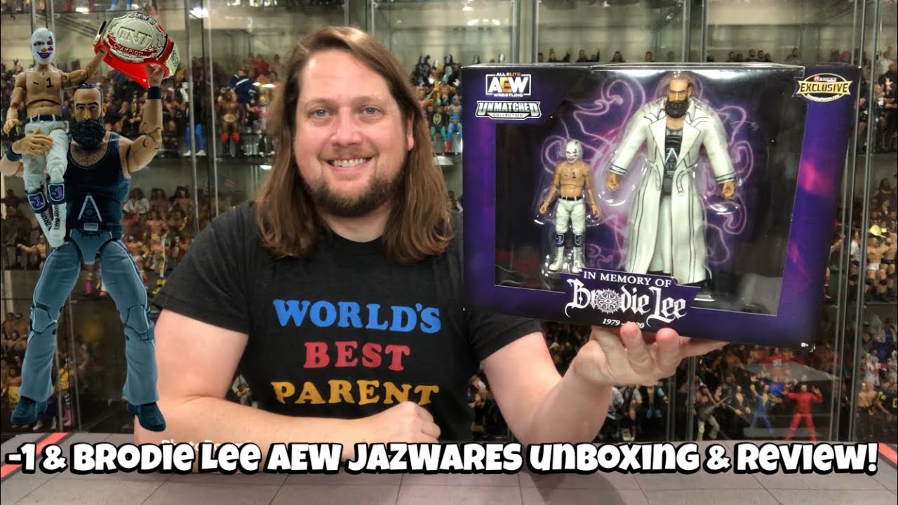 -1 & Brodie Lee AEW Jazwares Ringside Exclusive Unboxing & Review!